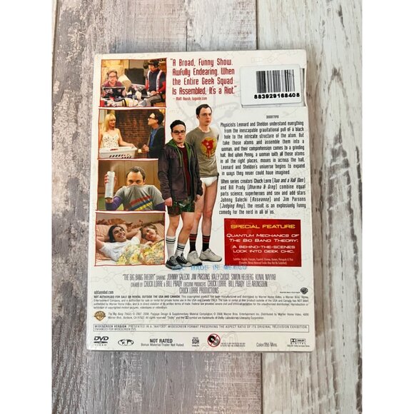 The Big Bang Theory Complete First Season DVD NEW Sealed - Picture 4 of 4